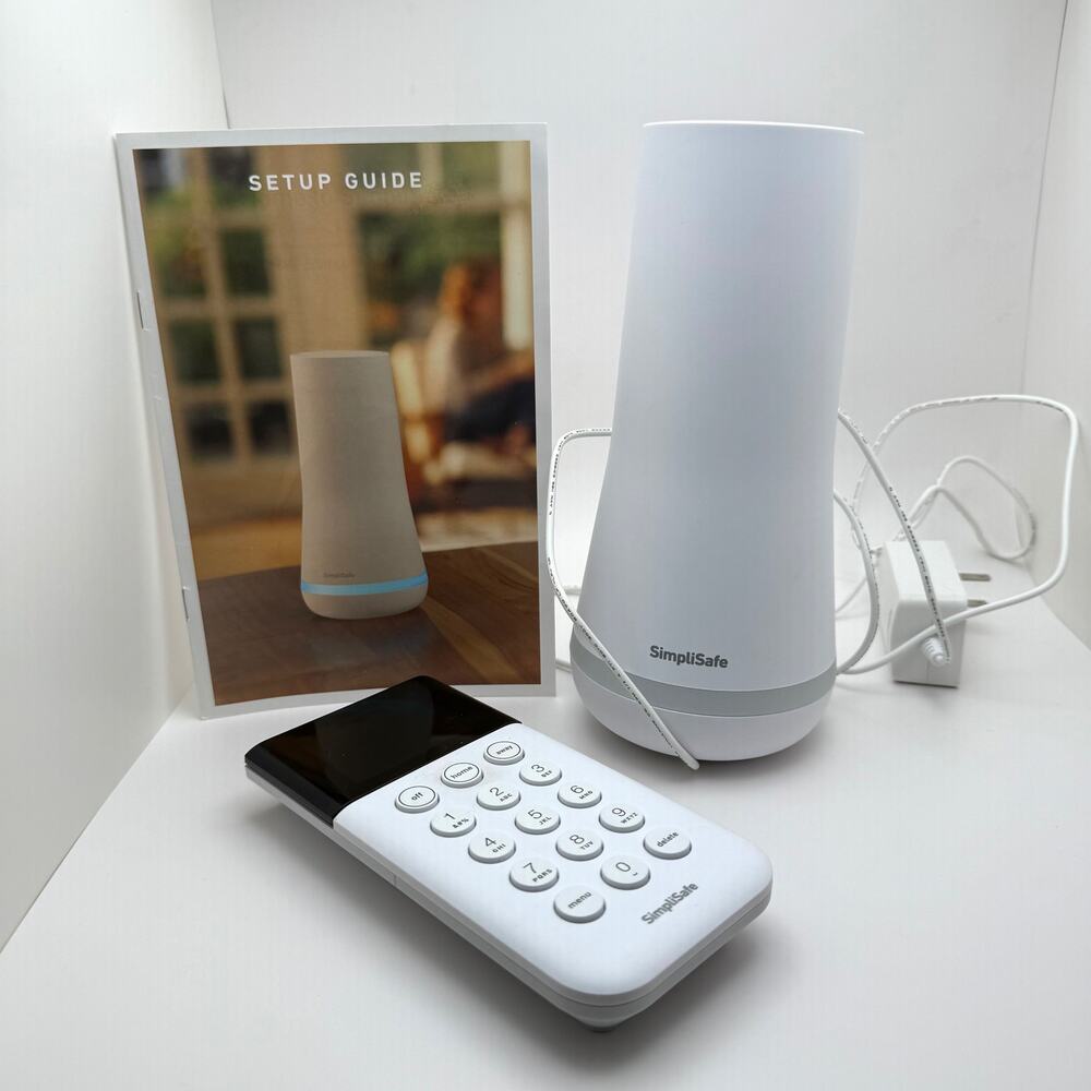 SimpliSafe Home Security Base Station SSBS3 and Keypad